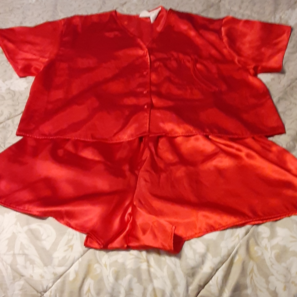 Red Pajama Set - Picture 2 of 6